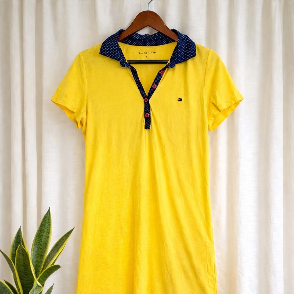 Tommy Hilfiger Yellow Polo Dress